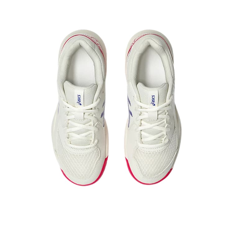 Asics Гель Dedicate 8 Low Топ Детские кроссовки для тренировок Экрю Детский - изображение 3