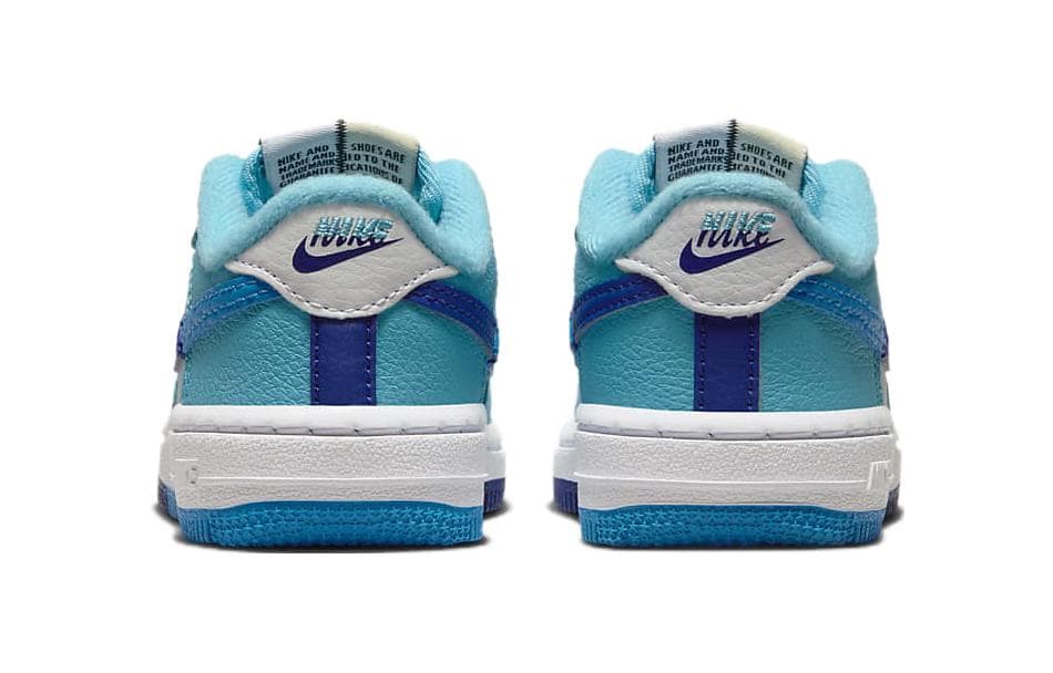 Кроссовки Nike Air Force 1 Low LV8 2 TD Дышащий Низкий Топ Обувь для Младенцев и Малышей Синий Белый Infant and Toddler - изображение 5