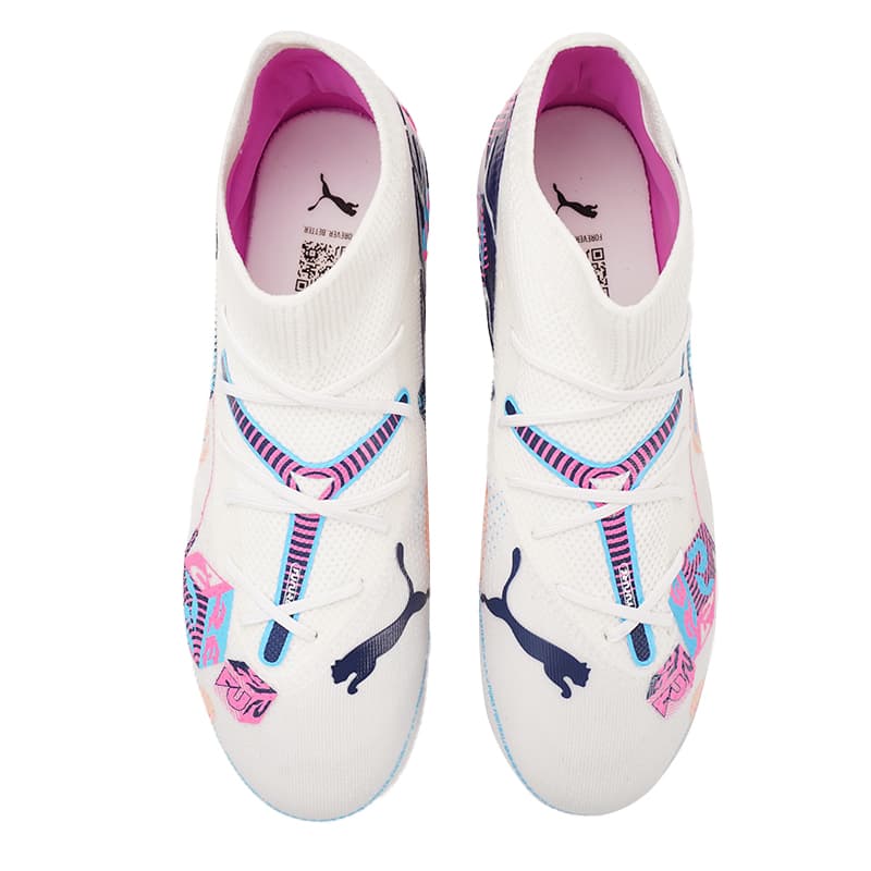 Бутсы PUMA FUTURE 7 MATCH Низкие Детские Футбольные Бутсы Белые Детские - изображение 2