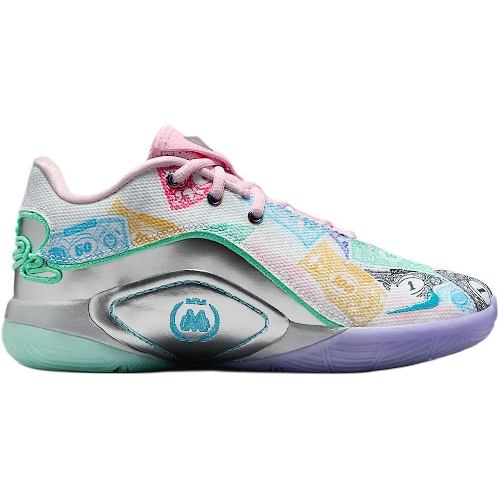 Кроссовки для баскетбола Nike LeBron 22 Low Топ Детские Баскетбольные Кроссовки Белый Розовый Синий Зеленый Детский - изображение 2