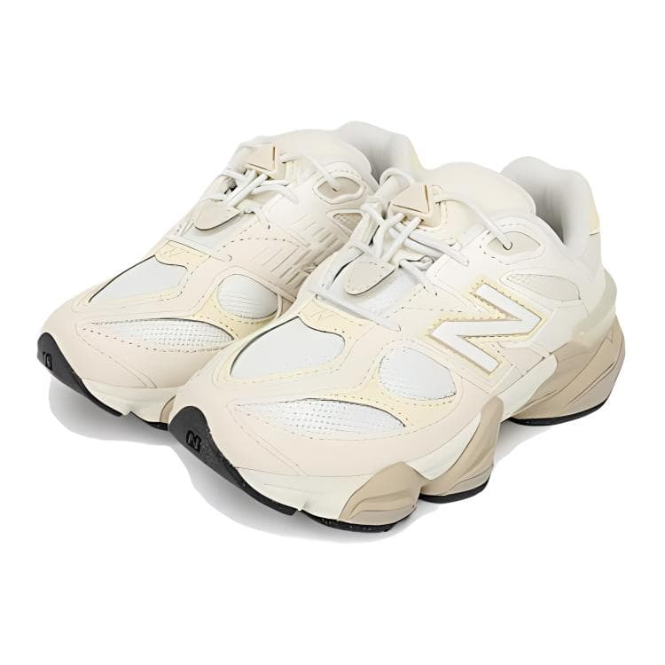 Кроссовки New Balance NB 9060 Low Топ Детские Лайфстайл Кроссовки Светло-Бежево-Желтые Детские - изображение 3