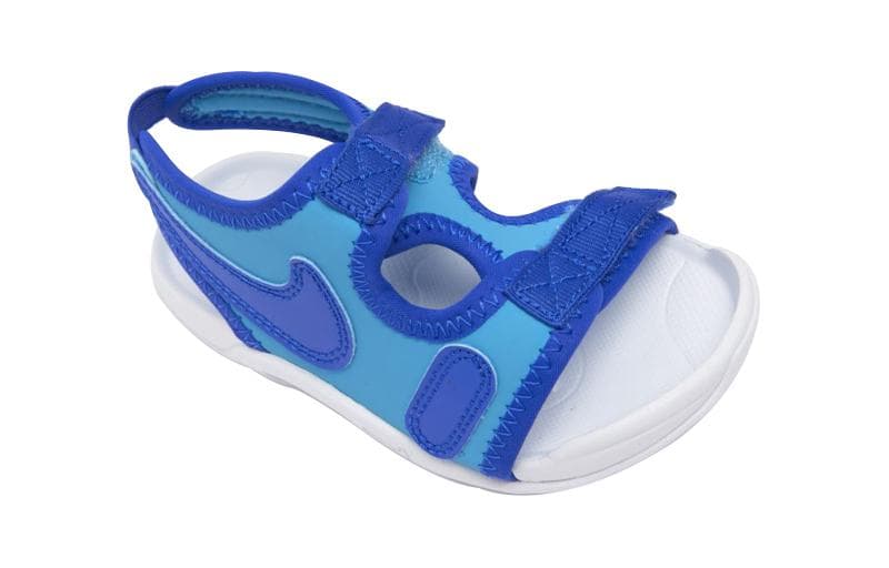Сандалии Nike Sunray Adjust 6 противоскользящие устойчивые к истиранию детские сандалии синие для детей от 3 до 7 лет - изображение 3