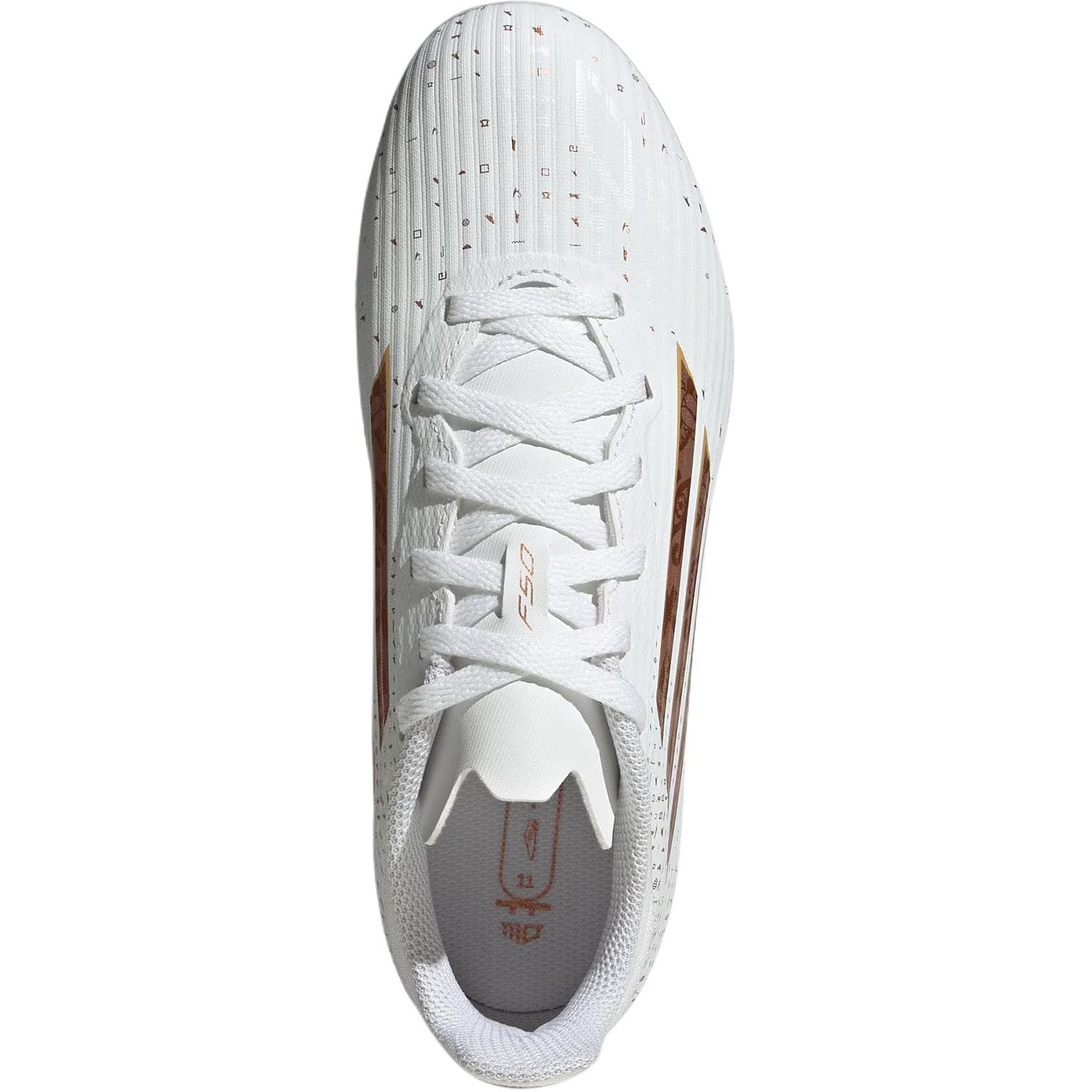 Бутсы Adidas F50 League Low Детские футбольные бутсы белые - изображение 3