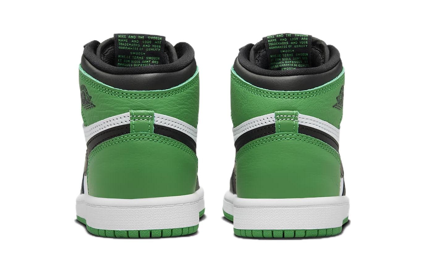 Кроссовки для баскетбола Jordan Air Jordan 1 High OG Black and Lucky Green - изображение 5