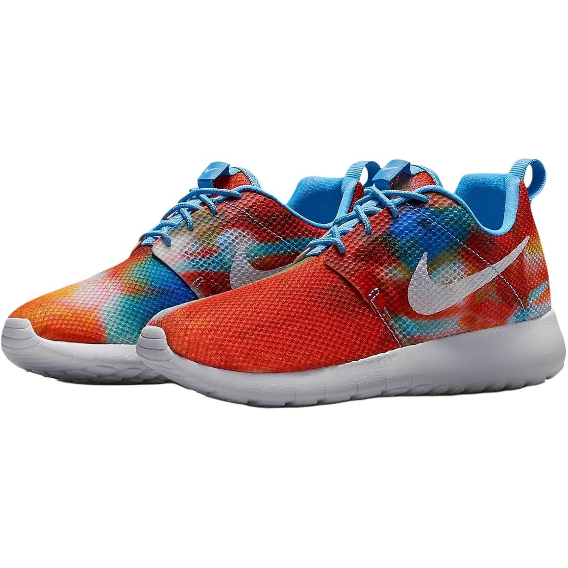 Кроссовки Nike Roshe One противоскользящие устойчивые к истиранию низкие беговые кроссовки красный синий детские - изображение 3