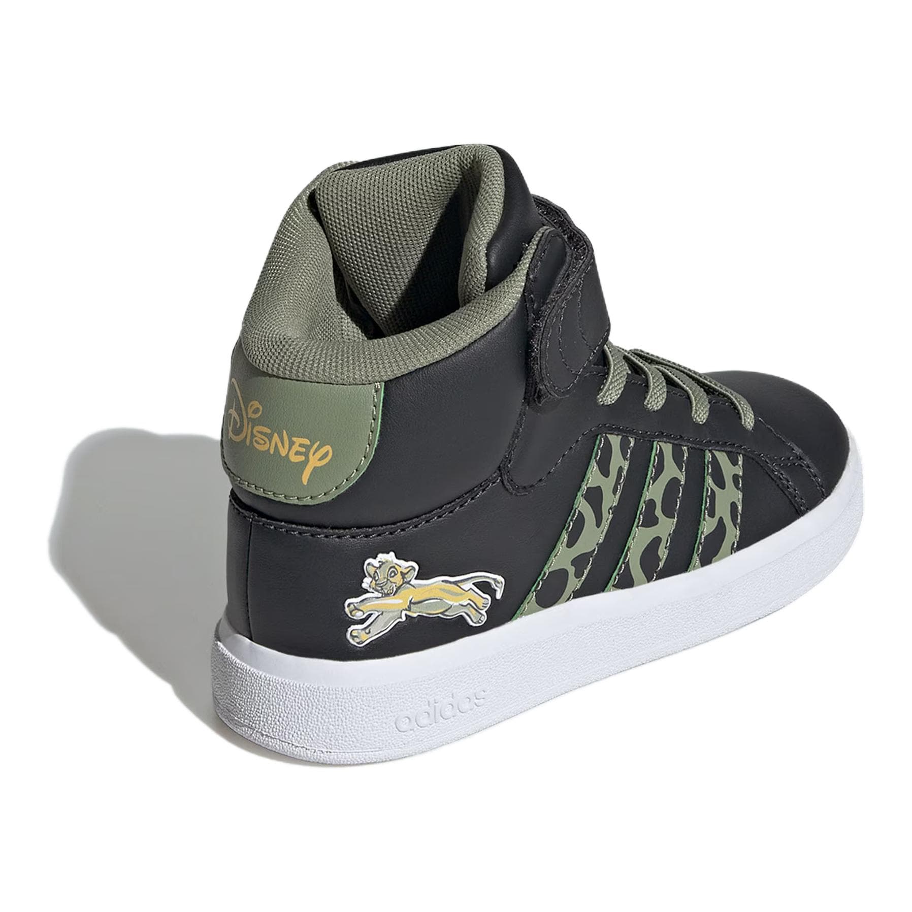 Кроссовки Adidas Disney Lion King Синтетическая кожа текстиль противоскользящий устойчивый к истиранию верх MID - изображение 4