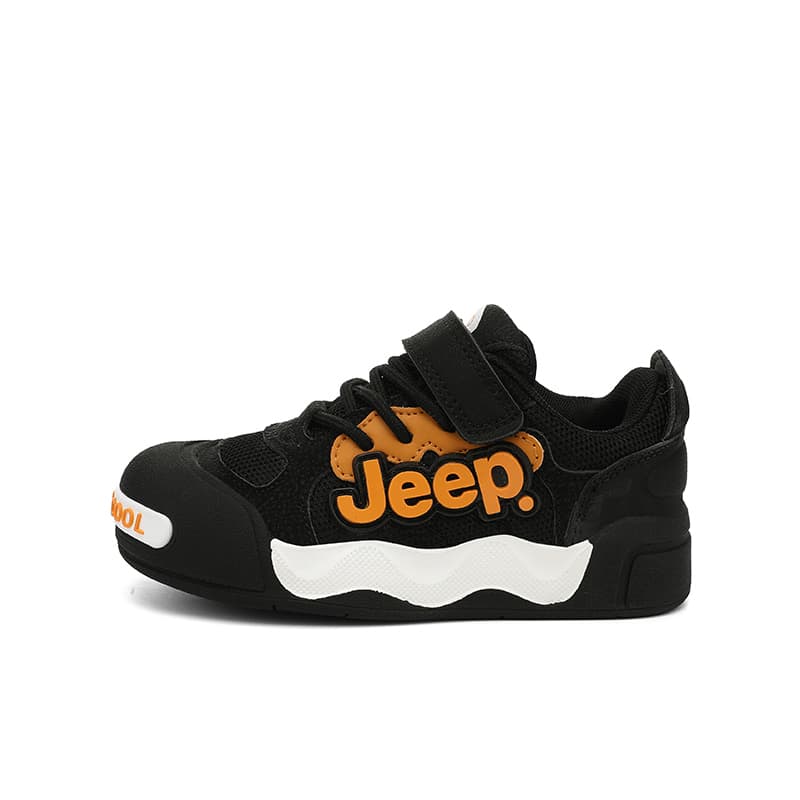 Кроссовки Jeep Low Top Скейтборд Обувь Черная Детская - изображение 1