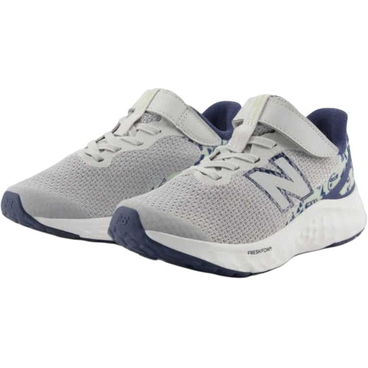 Кроссовки New Balance ARI Ткань Устойчивая к Износу Низкие Кроссовки для Бега Серые Детские - изображение 2