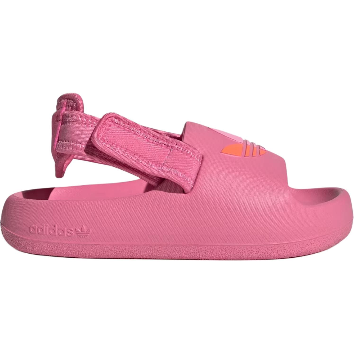 Сандалии Adidas Originals ADIFOM ADILETTE Низкие Сандалии для Детей Розовые Малыш - изображение 2