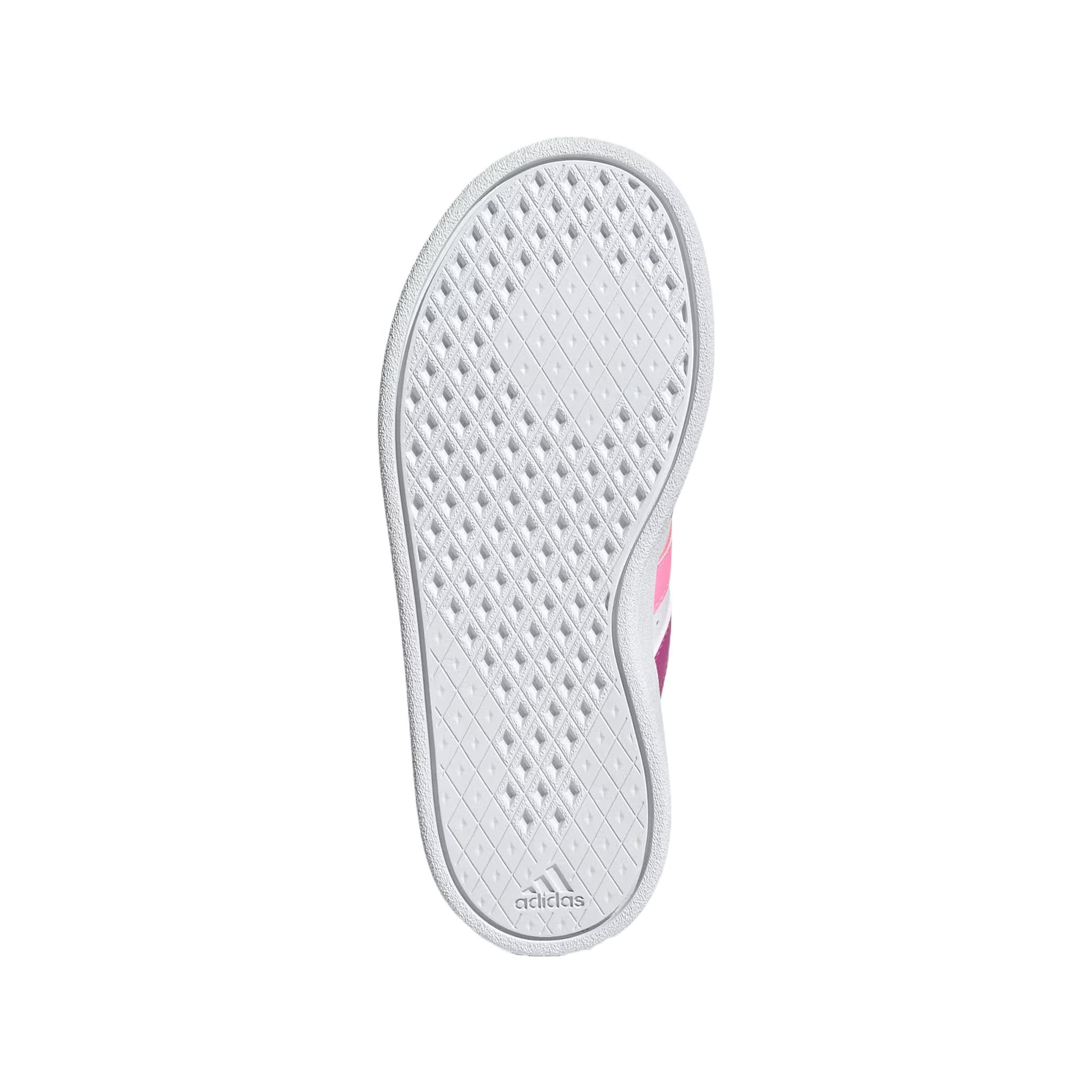 Кроссовки Adidas BREAKNET 2,0 Low Топ Детские Скейтбординги Белый Яркий Фуксия Розовый Детский - изображение 5