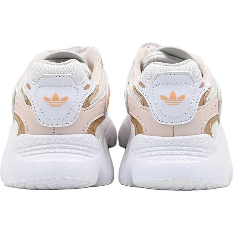 Кроссовки Adidas Originals Ozmillen Сетчатая ткань Амортизация и легкость Низкий топ Детская повседневная обувь Апельсин для детей - изображение 4