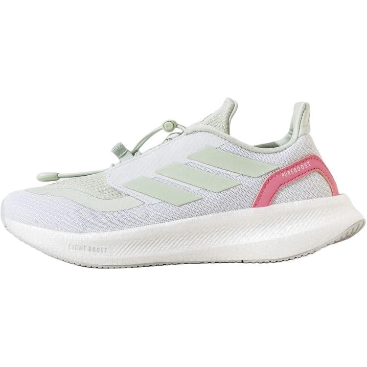 Кроссовки Adidas PUREBOOST 5 Противоскользящие Устойчивые к истиранию Низкие Кроссовки для Беговых Занятий Детские Белые - изображение 1