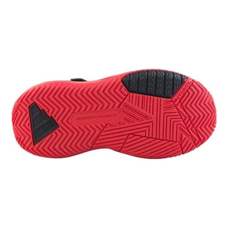 Кроссовки для баскетбола Adidas OwnTheGame 3,0 Устойчивый к истиранию MID Топ Детские Баскетбольные Кроссовки Красный Черный Малыш - изображение 4