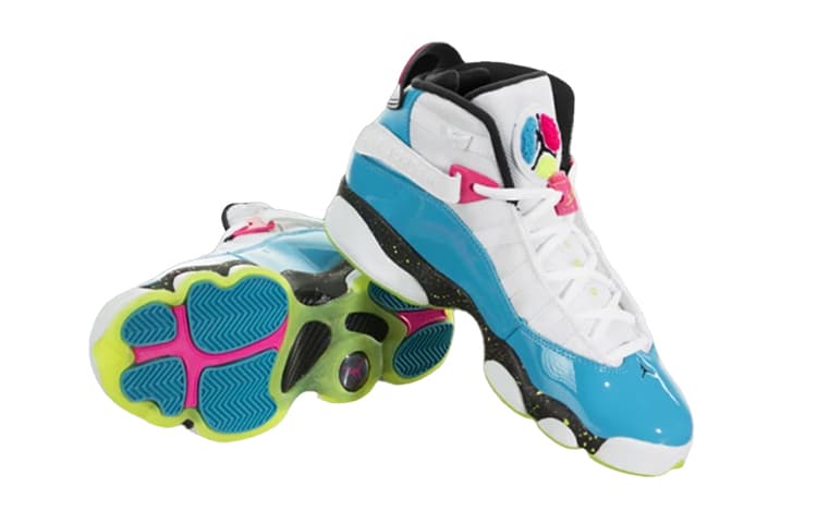 Кроссовки для баскетбола Jordan Air Jordan 6 Rings PU GS - изображение 7