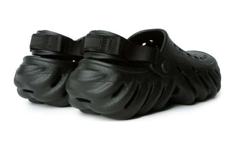 Сандалии Сандалии Crocs противоскользящие устойчивые к истиранию черные детские - изображение 4