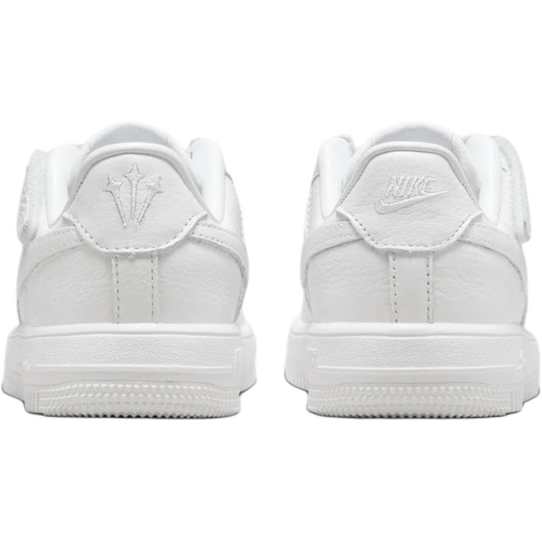 Кроссовки Nocta X Nike Air Force 1 противоскользящие устойчивые к истиранию низкие детские для скейтбординга белые детские - изображение 5