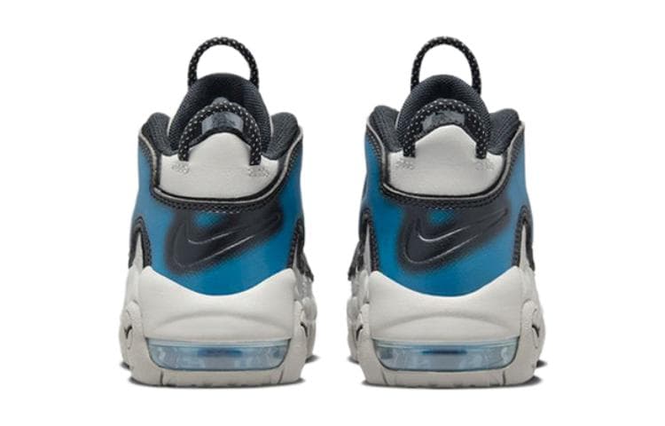 Кроссовки для баскетбола Nike Air More Uptempo Удобные Противоскользящие Устойчивые к истиранию Низкие Баскетбольные Кроссовки Белые Детские - изображение 4