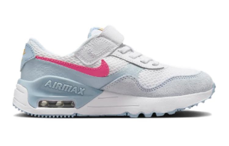 Кроссовки Nike Air Max SYSTM Удобные Круглые Пальцы Устойчивые к Износу Низкие Кроссовки для Детей Лайфстайл Синий - изображение 2