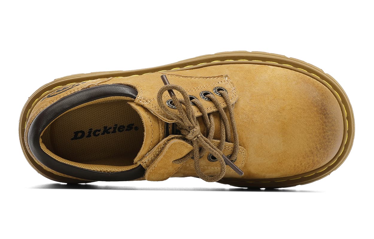 Кроссовки Dickies противоскользящие устойчивые к истиранию низкие детские ботинки цвет земляной желтый для детей - изображение 3