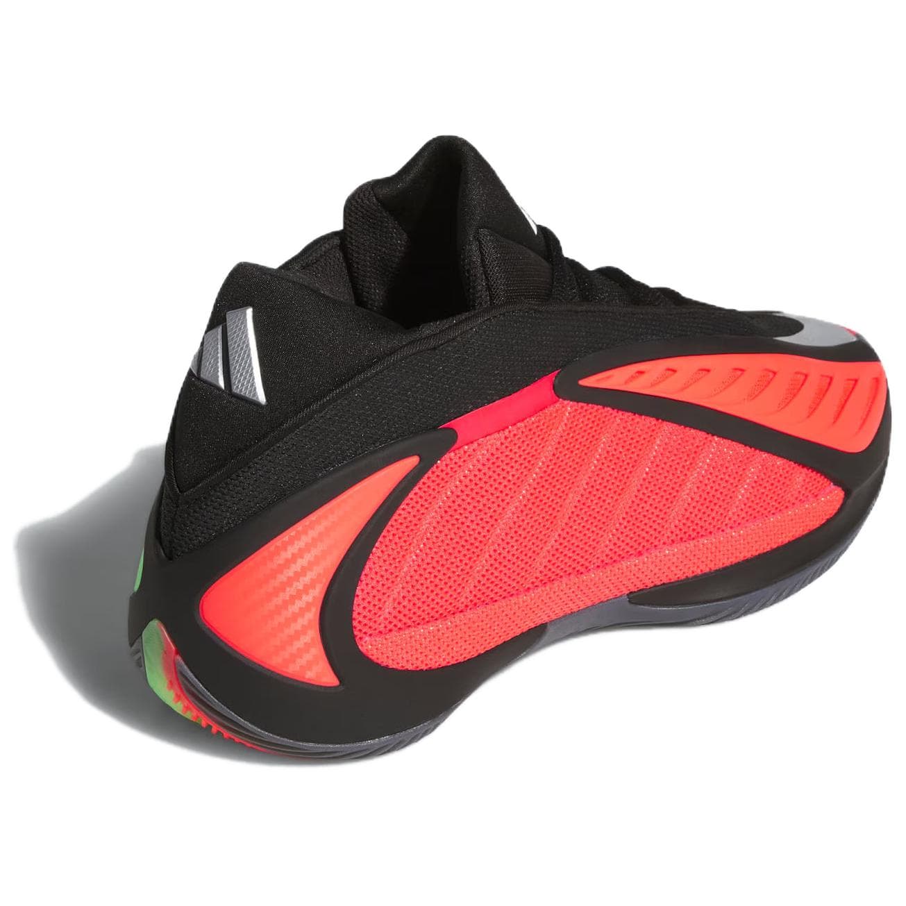 Кроссовки для баскетбола Adidas AE2 Low Топ Баскетбольные кроссовки Унисекс Черно-красный - изображение 5