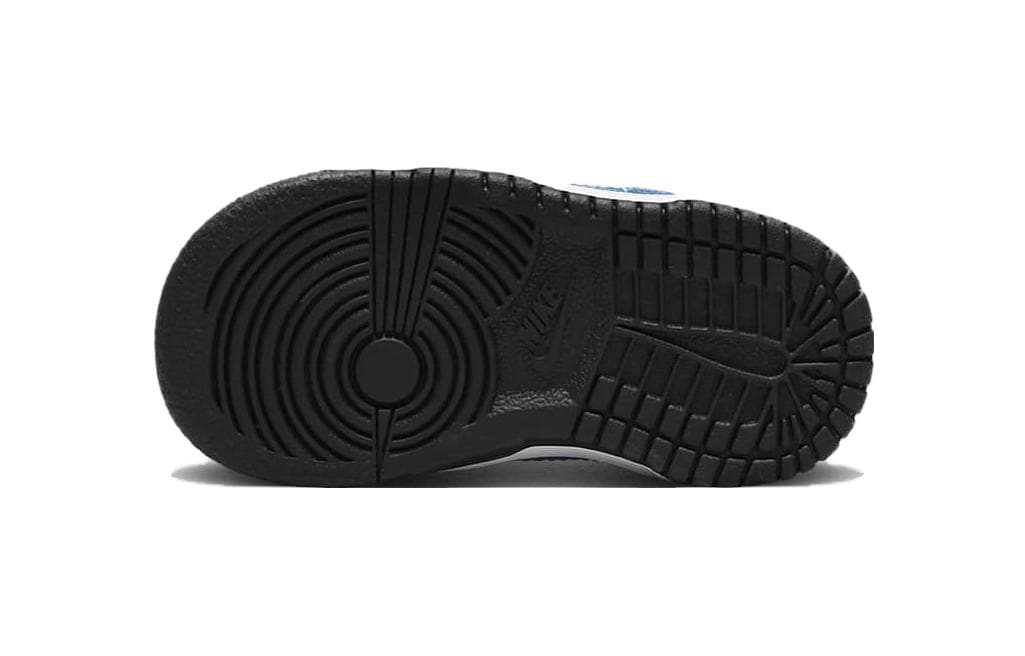Кроссовки Nike Dunk Противоскользящая Устойчивая к истиранию Амортизация Низкие Малыши Обувь Синие Белые Малыш - изображение 6