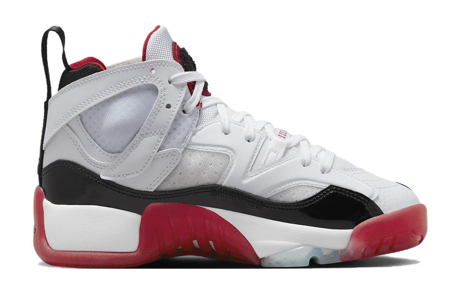 Кроссовки для баскетбола Jordan Jumpman Два Trey Anti KICK Anti KICK High Топ Баскетбольные кроссовки Черный Белый Красный Унисекс - изображение 2