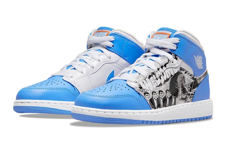 Кроссовки для баскетбола Jordan Air Jordan 1 Mid Game-Winner GS - изображение 5