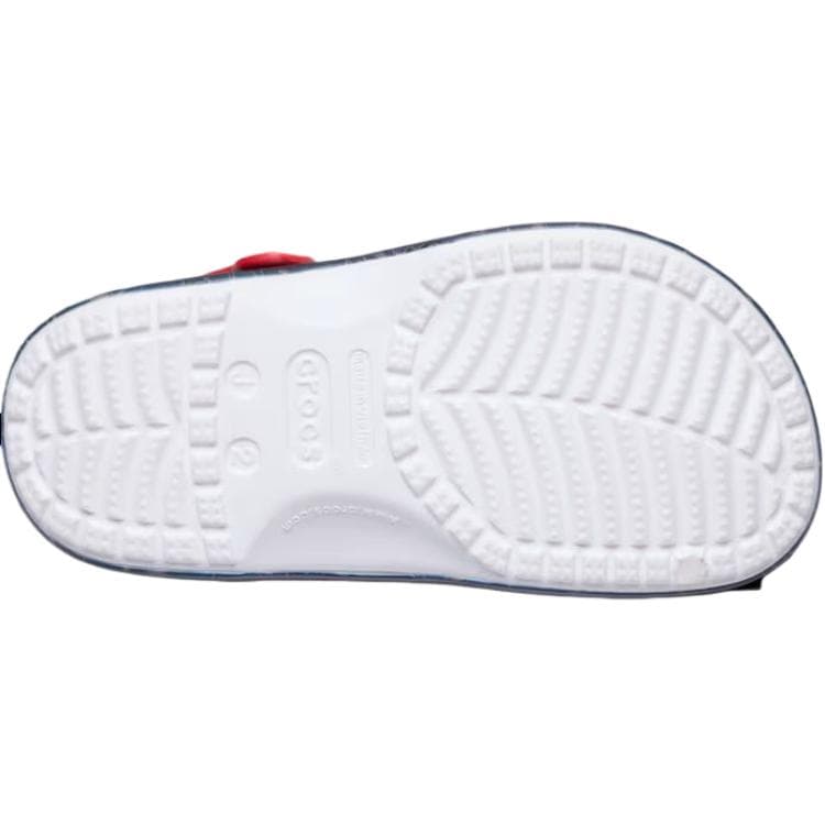 Сандалии Crocs Classic сандалии низкие с клином для детей белые и красные - изображение 7