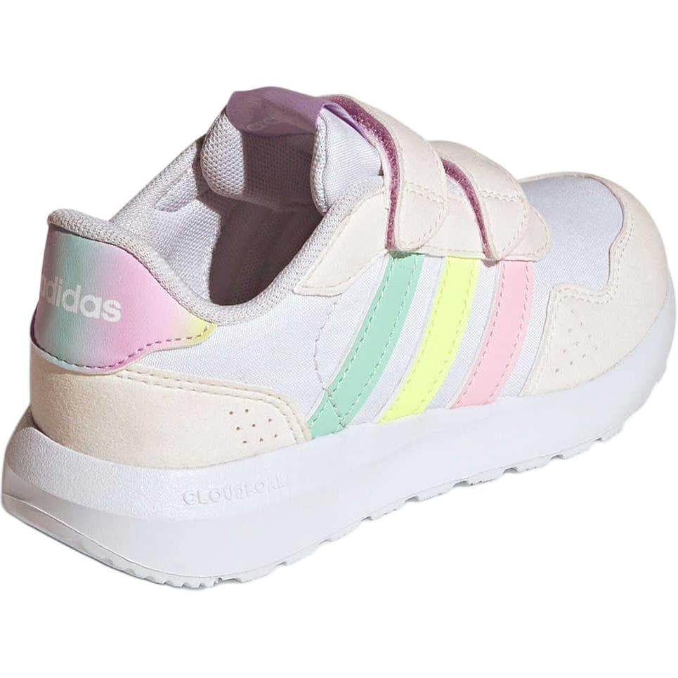 Кроссовки Adidas RUN 60S Мягкий и Комфортный Противоскользящий Устойчивый к Износу Низкий Верх Детская Беговая Обувь - изображение 4