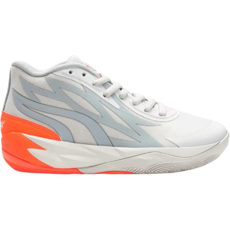 Кроссовки для баскетбола PUMA MB.02 MID Топ Детская Баскетбольная Обувь Белая Малыш - изображение 2