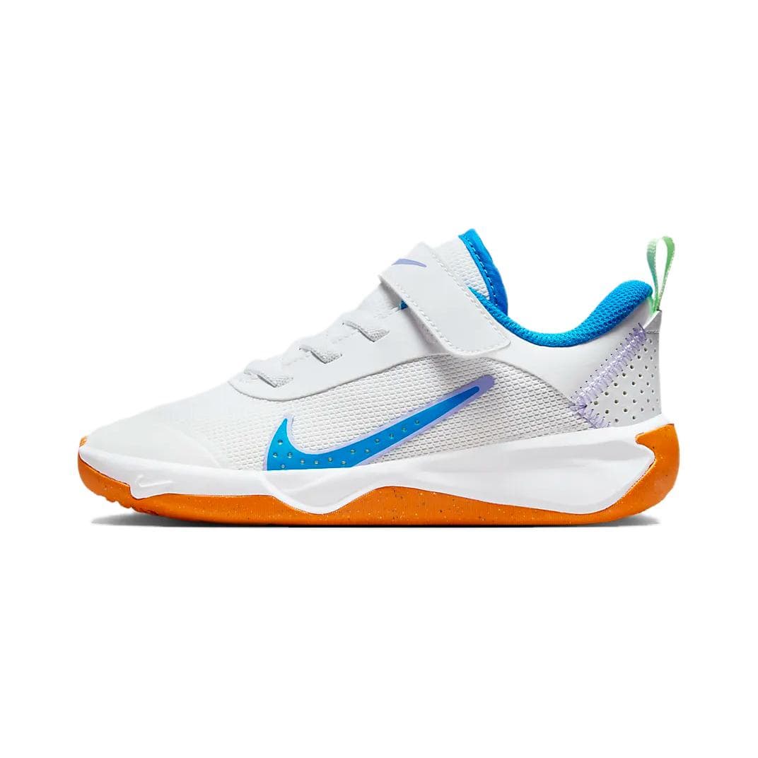 Кроссовки Nike Omni MULTI Корт MULTI Корт Противоскользящий Амортизация Низкий Верх Детские Лайфстайл Обувь Белый Синий - изображение 1