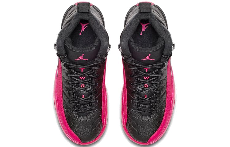 Кроссовки для баскетбола Jordan Air Jordan 12 Retro Black Deadly Pink GS - изображение 5