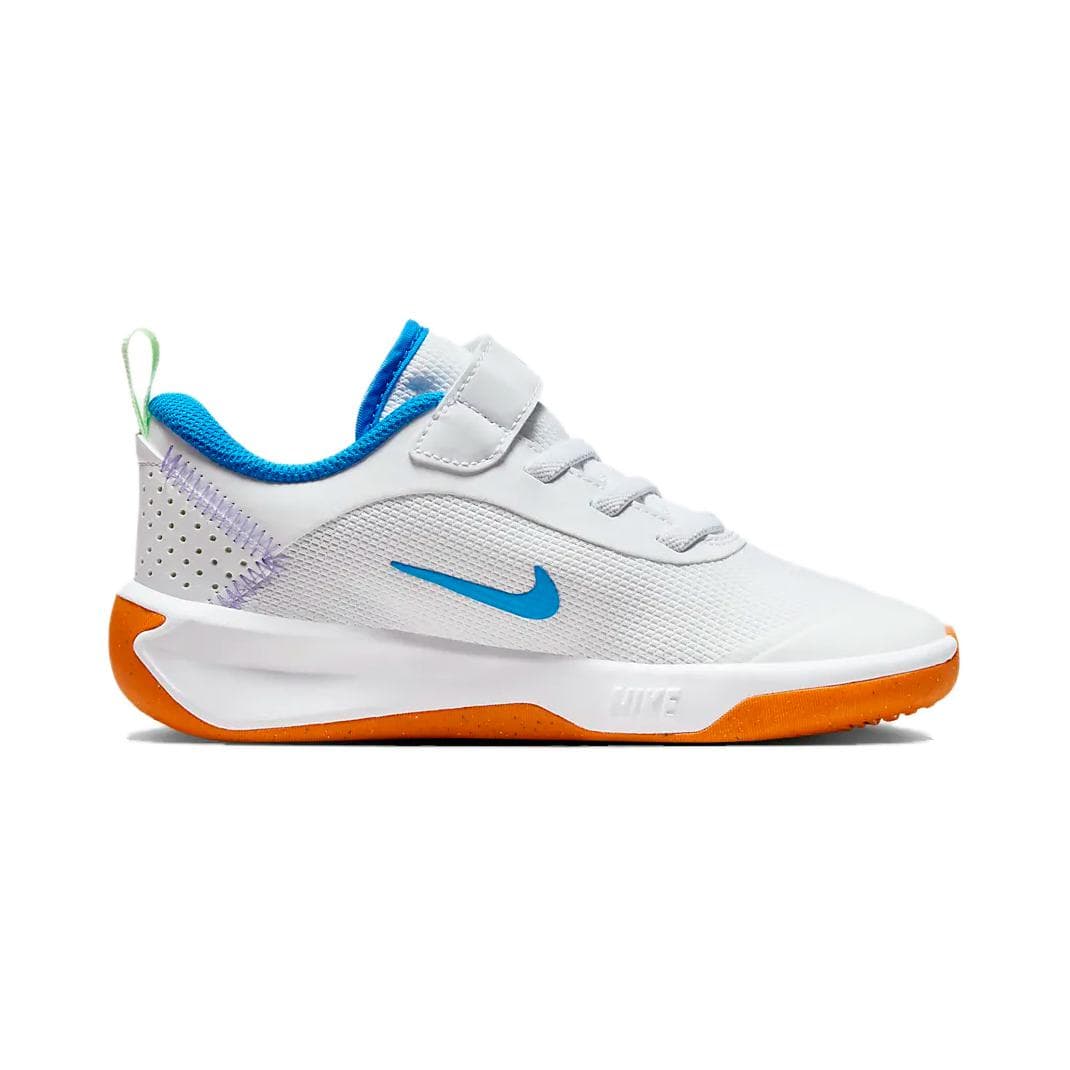 Кроссовки Nike Omni MULTI Корт MULTI Корт Противоскользящий Амортизация Низкий Верх Детские Лайфстайл Обувь Белый Синий - изображение 2