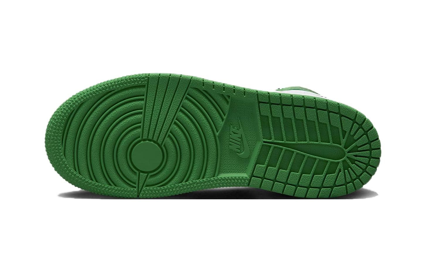 Кроссовки для баскетбола Jordan Air Jordan 1 High OG Black and Lucky Green - изображение 6