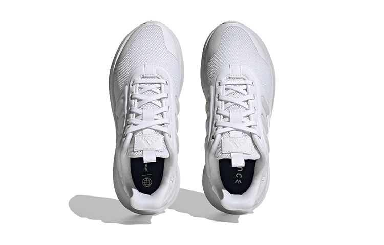Кроссовки Adidas X_PLR Ткань Противоскользящие Низкие Кроссовки для Беговых Занятий Детские Белые Подростковые - изображение 5