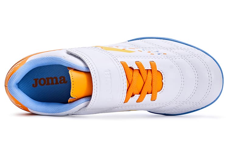 Бутсы Joma Low Топ Детские футбольные бутсы Белый и оранжевый Детский - изображение 4