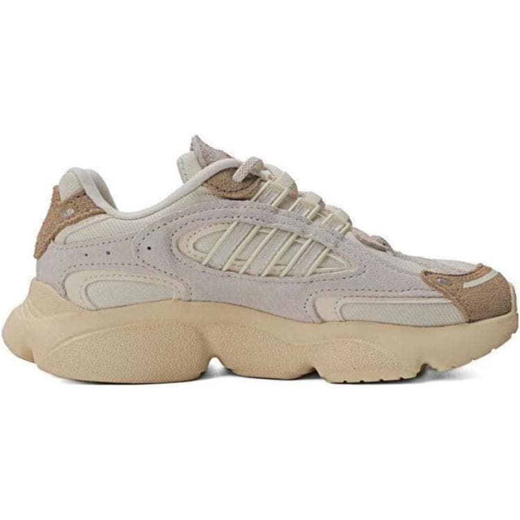 Кроссовки Adidas Originals Ozmillen Искусственная кожа устойчивая к истиранию низкий верх детские повседневные кроссовки цвет экрю - изображение 2