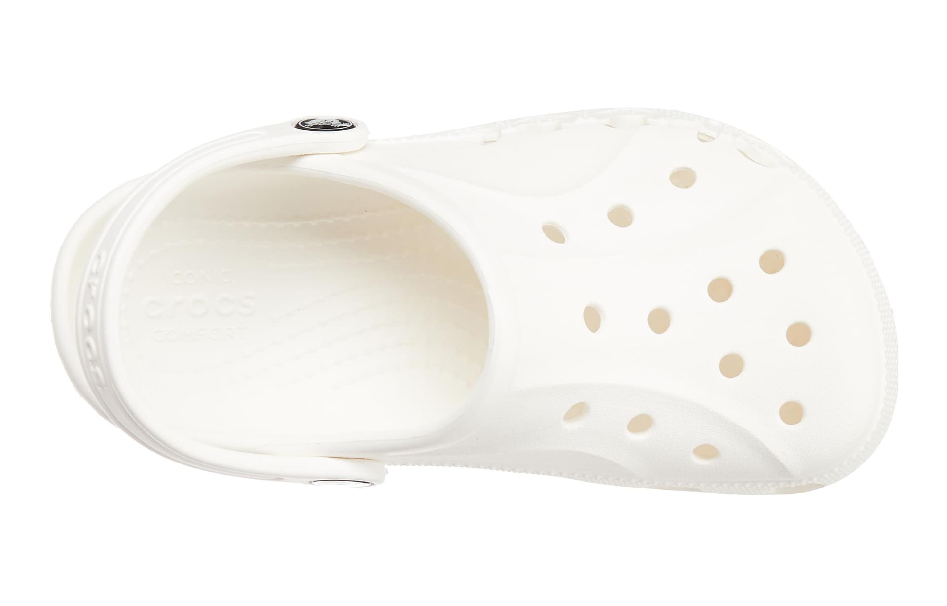 Сандалии Crocs Baya Clog противоскользящие устойчивые к истиранию детские сандалии белые для детей - изображение 4
