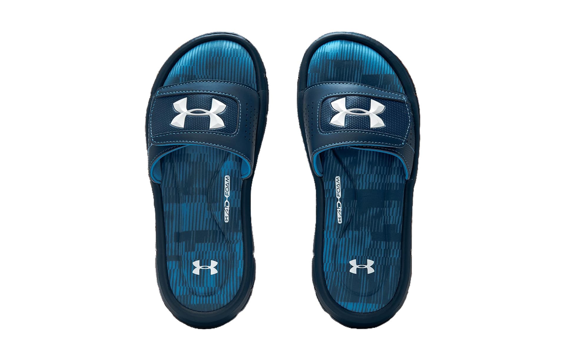 Under Armour Ignite Детские домашние тапочки синий детский - изображение 4