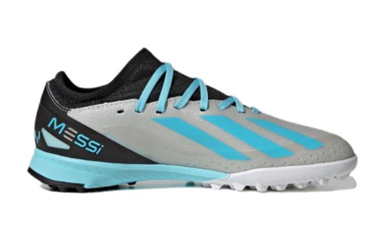 Бутсы Adidas X CRAZYFAST Амортизация Низкие Детские Футбольные Бутсы Черный Серый Синий Малыш - изображение 2