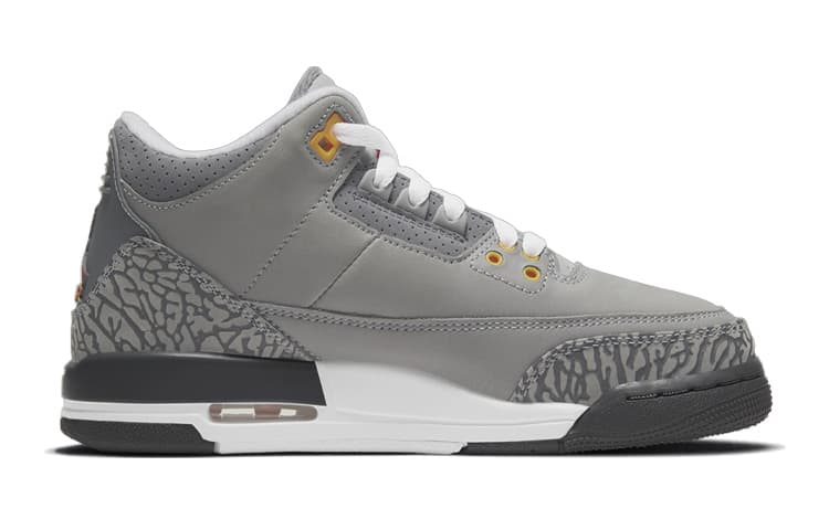 Кроссовки для баскетбола Jordan Air Jordan 3 Retro "Cool Grey" GS - изображение 4