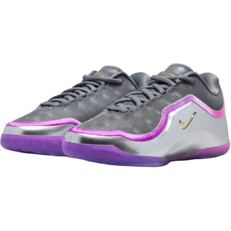 Кроссовки для баскетбола Nike Lebron 23 Low Топ Детская Баскетбольная Обувь Серый Серебряный Малыш - изображение 3
