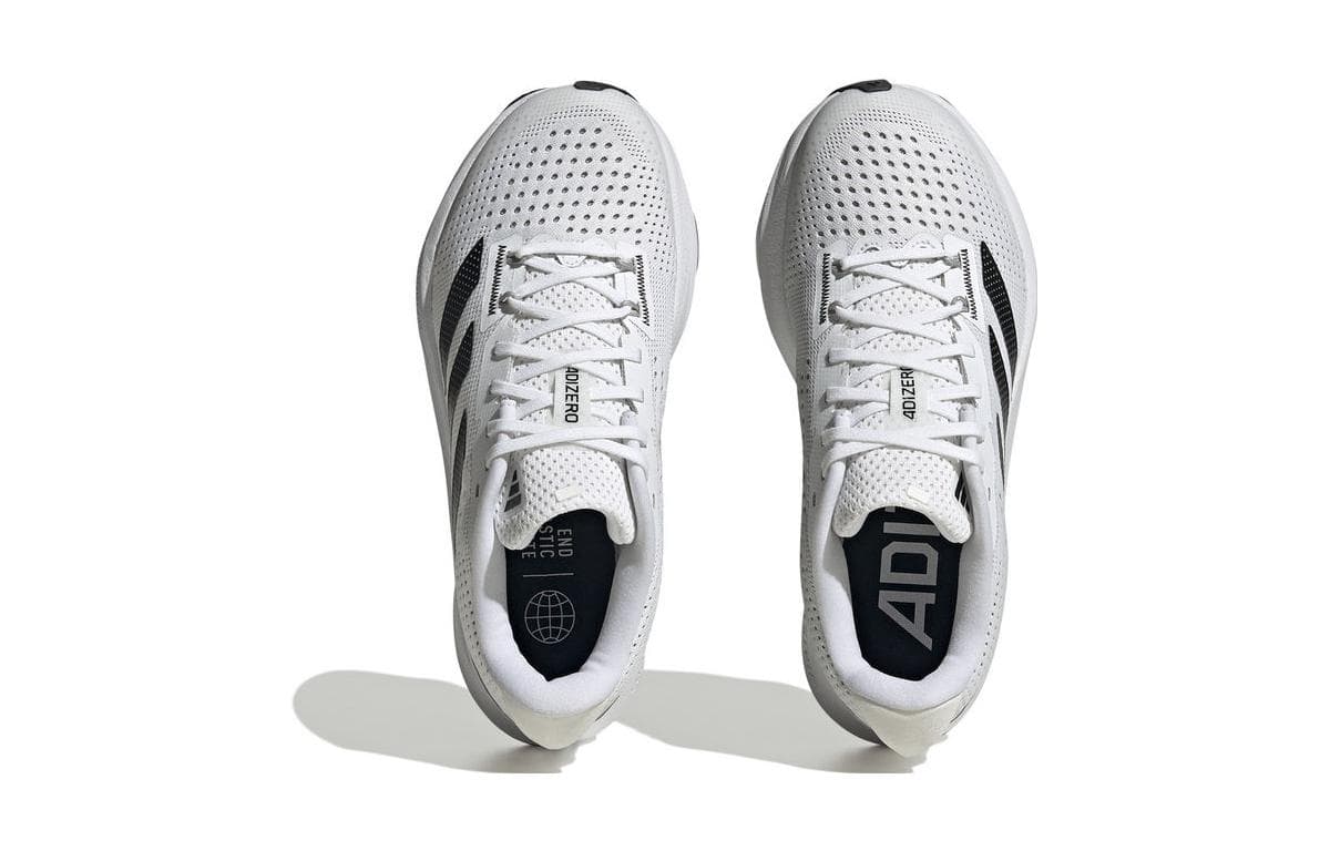 Кроссовки Adidas Adizero SL Low Детская беговая обувь Белый Черный Серый - изображение 4