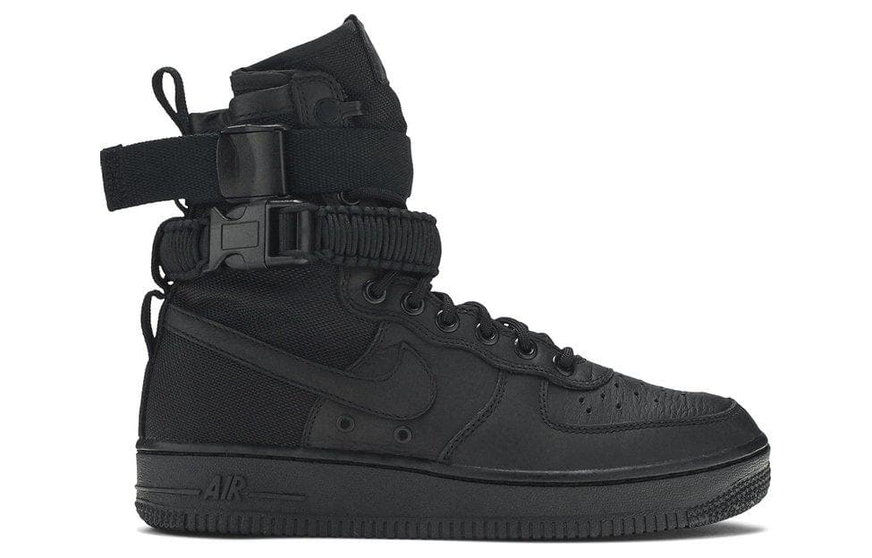 Кроссовки Nike Air Force 1 TRIPLE BLACK GS - изображение 2