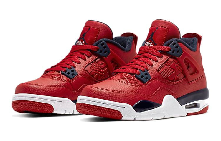 Кроссовки для баскетбола Jordan Air Jordan 4 SE FIBA Gym Red GS - изображение 4