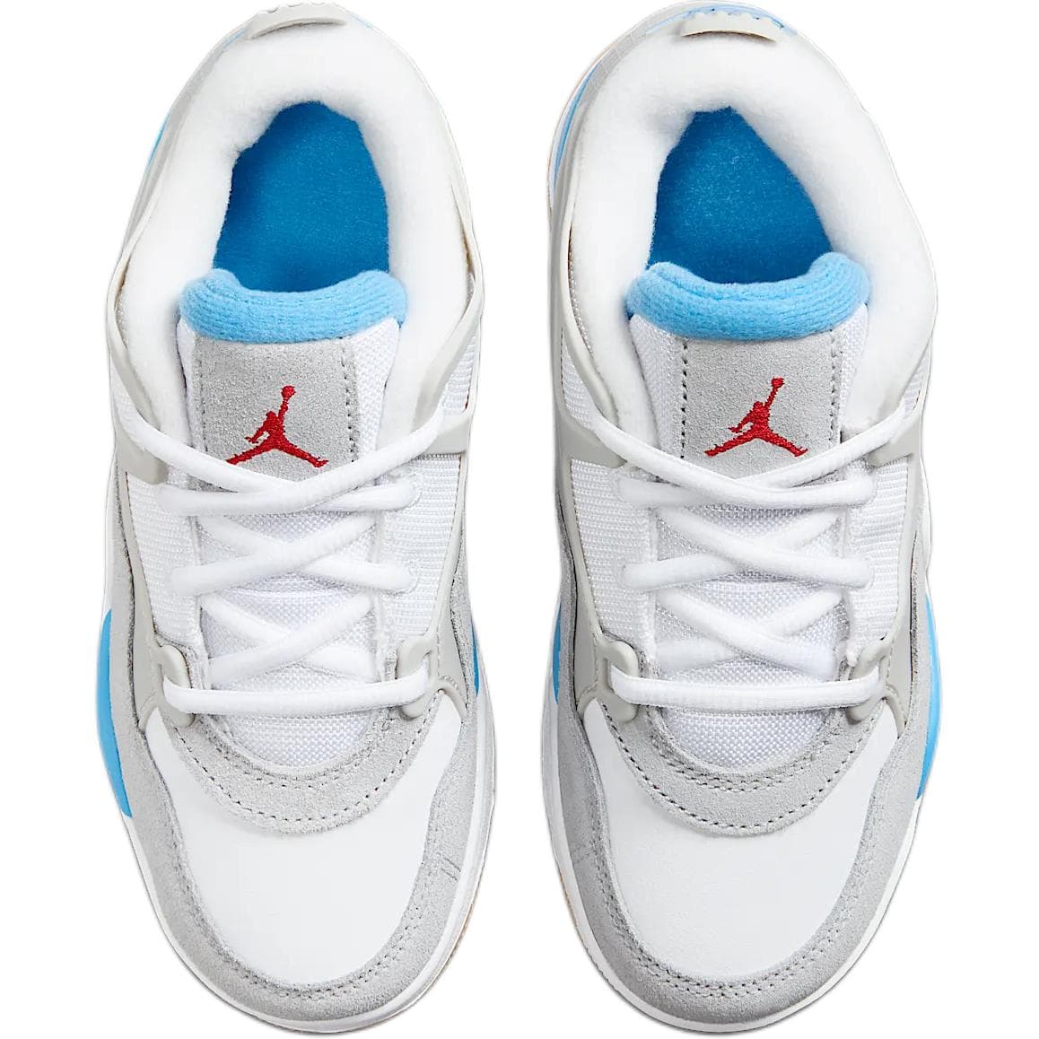 Кроссовки Jordan Air Jordan 4 Амортизация Износостойкий Низкий Топ Повседневная Обувь Белый Детский - изображение 3