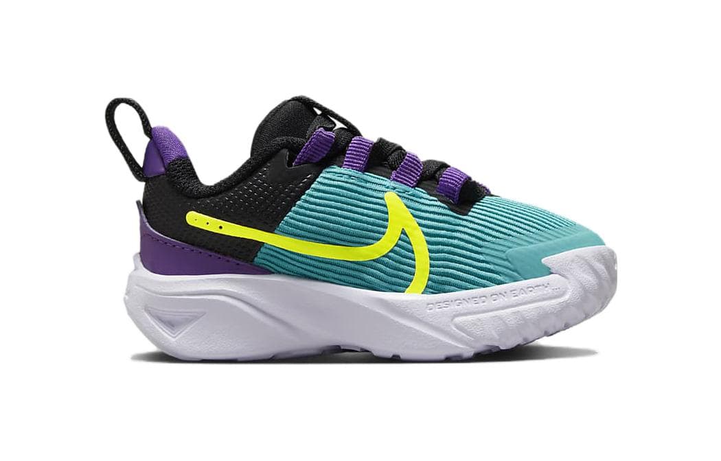 Кроссовки Nike Star Runner 4 Устойчивая к истиранию Низкая Обувь для малышей Синий-фиолетовый Для младенцев и малышей - изображение 2
