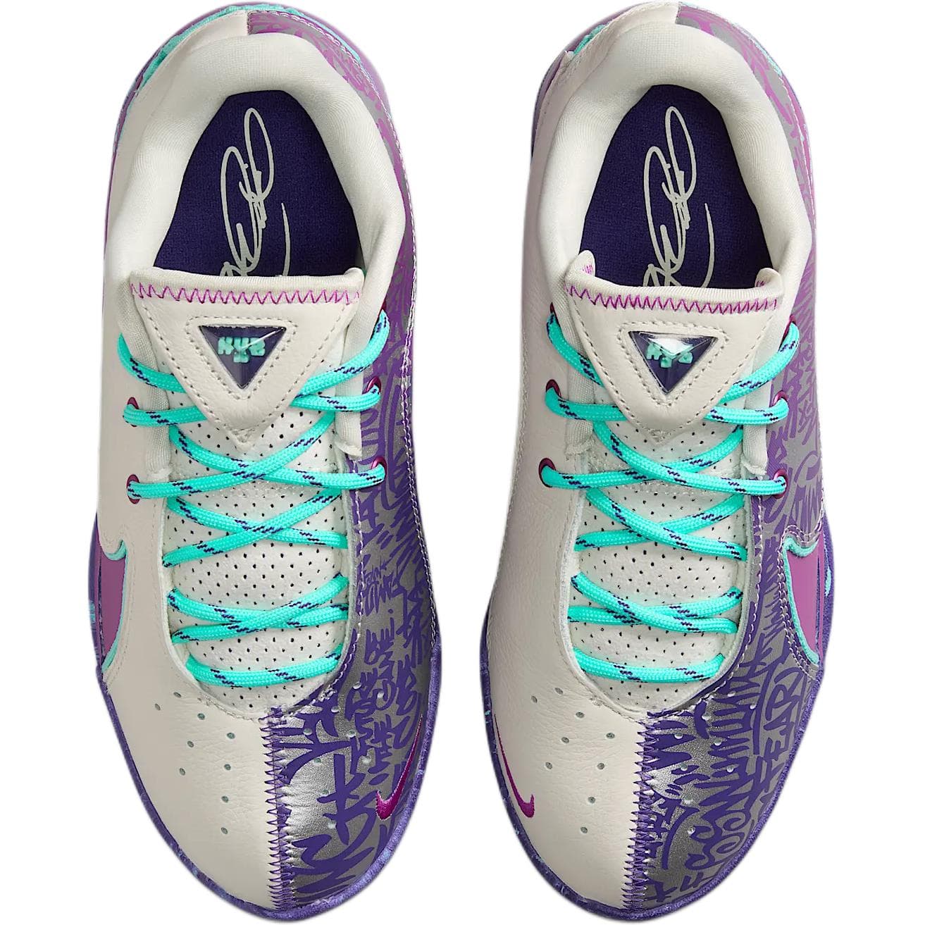 Кроссовки для баскетбола Nike LeBron 22 Low Топ Детские Баскетбольные Кроссовки Фиолетовые Детские - изображение 4