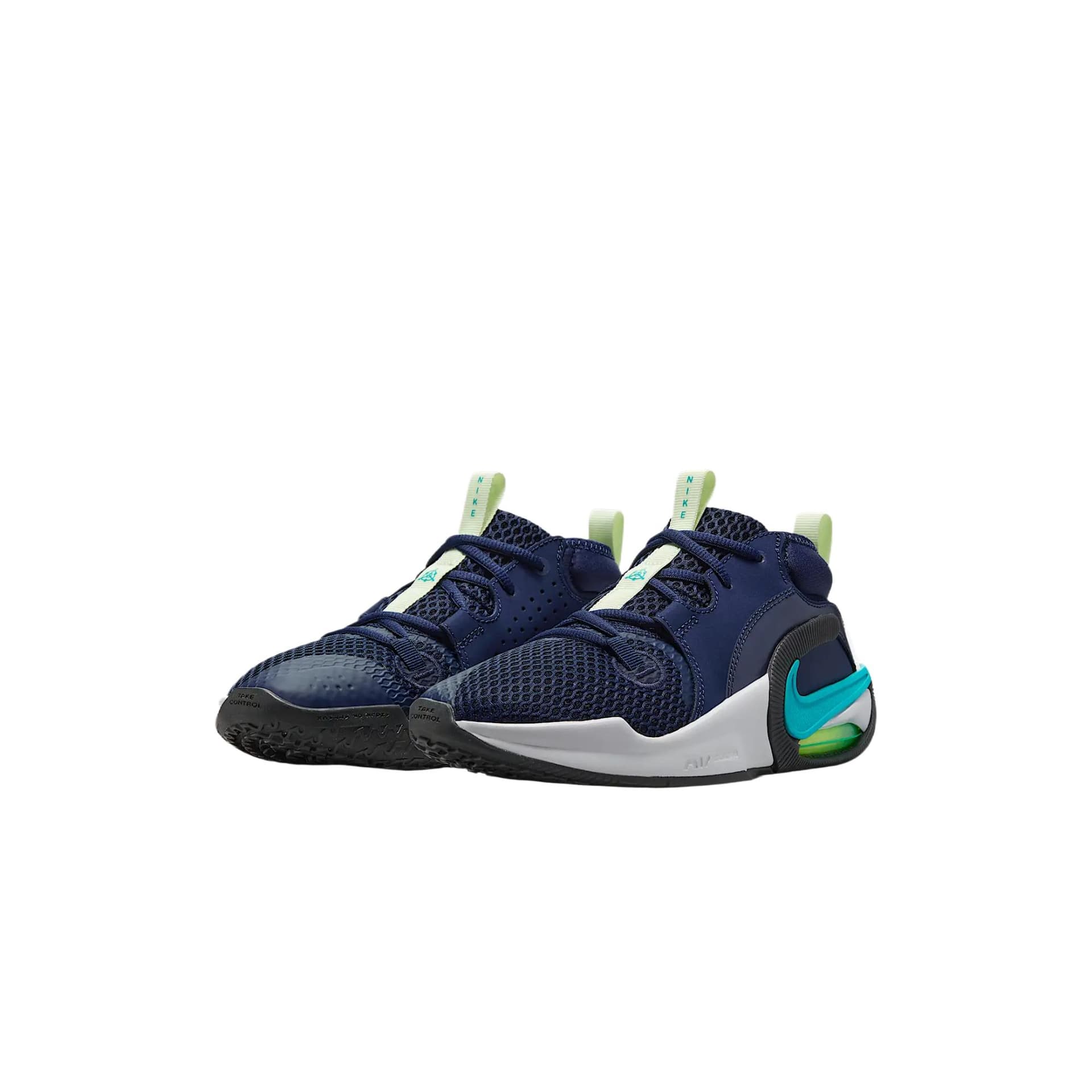 Кроссовки для баскетбола Nike Air Zoom CROSSOVER 2 SE MID Топ Детские Баскетбольные Кроссовки Темно-Синий Малыш - изображение 3