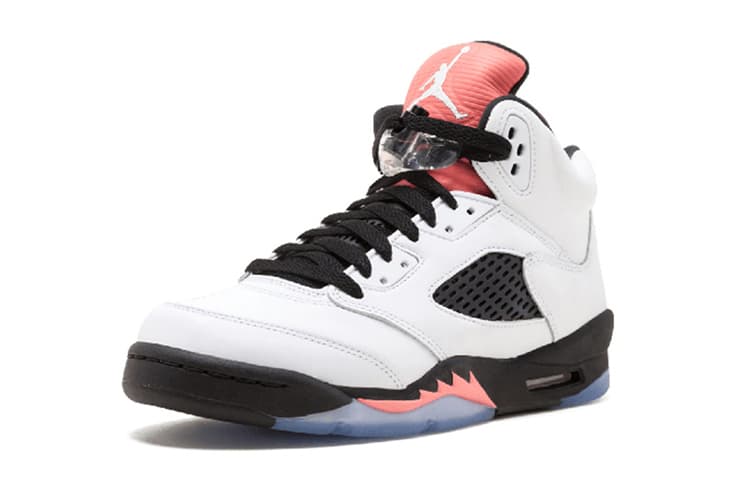 Кроссовки для баскетбола GS Air Jordan 5 Retro Sunblush - изображение 4